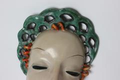  Gmundner Keramik Gmundner Keramik Art Deco mask of a Woman 1930 Austria - 1502967