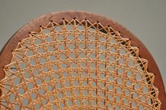  Go cicino Go cicino Lounge Chair in Solid Oak Webbing and Wool Poland 1930s - 4468656