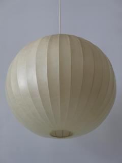  Goldkant Leuchten Large Mid Century Modern Cocoon Pendant Lamp or Hanging Light Germany 1960s - 3839294