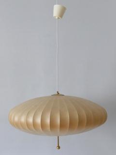 Goldkant Leuchten - Large Mid-Century Modern Cocoon Pendant Lamp or Hanging  Light by Goldkant 1960s