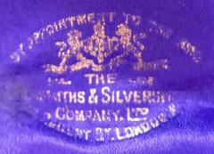  Goldsmiths and Silversmiths Company LTD Antique English Raj Era Elephant Palm Tree Place Card Holders 1913 - 4424534