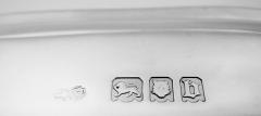  Goldsmiths and Silversmiths Company LTD English Edwardian Georgian Square Cartouche Salver Tray 1917 - 4542761