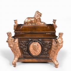  Goodall Lamb Heighway Ltd Manchester A large ornamental casket made from the oak and copper of HMS Foudroyant - 1735931