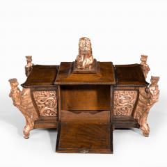  Goodall Lamb Heighway Ltd Manchester A large ornamental casket made from the oak and copper of HMS Foudroyant - 1735934
