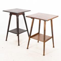  Goodyers of Regent Goodyers of Regent St A Pair of Oak Arts Crafts Side Tables - 4183163