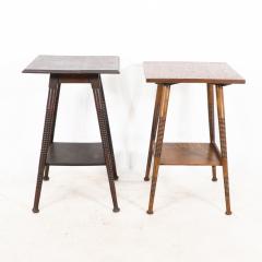  Goodyers of Regent Goodyers of Regent St A Pair of Oak Arts Crafts Side Tables - 4183164
