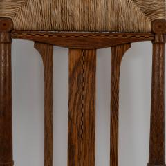  Goodyers of Regent Goodyers of Regent St George Walton style An Arts Crafts inlaid rush seat - 4183179