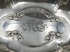  Gorham Gorham Sterling Silver Pair of 1917 Floral Repousse Centerpieces Bowls - 3249213