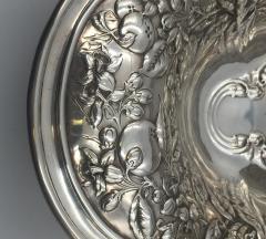  Gorham Gorham Sterling Silver Pair of 1917 Floral Repousse Centerpieces Bowls - 3249214