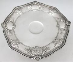  Gorham Gorham Sterling Silver Pair of 1926 Tazzas Compotes Dishes in Gregorian Pattern - 3249223