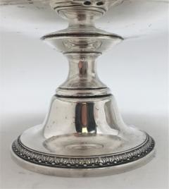  Gorham Gorham Sterling Silver Pair of 1926 Tazzas Compotes Dishes in Gregorian Pattern - 3249225