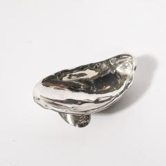  Gorham Manufacturing Co Aesthetic Movement Hand Hammered Sterling Silver Shell Form Dish by Gorham - 4347247