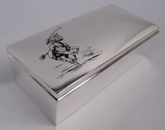  Gorham Manufacturing Co American Modern Sterling Silver Enamel Polo Horse Box - 4341018