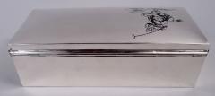  Gorham Manufacturing Co American Modern Sterling Silver Enamel Polo Horse Box - 4341143