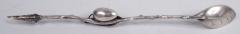  Gorham Manufacturing Co Antique Gorham Aesthetic Sterling Silver Olive Spoon with Pick - 3769787