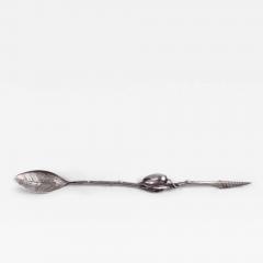  Gorham Manufacturing Co Antique Gorham Aesthetic Sterling Silver Olive Spoon with Pick - 3781523