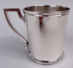  Gorham Manufacturing Co Antique Gorham American Classical Coin Silver Baby Cup - 4353199