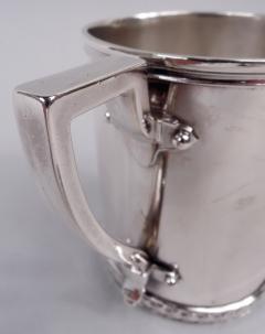  Gorham Manufacturing Co Antique Gorham American Classical Coin Silver Baby Cup - 4353238
