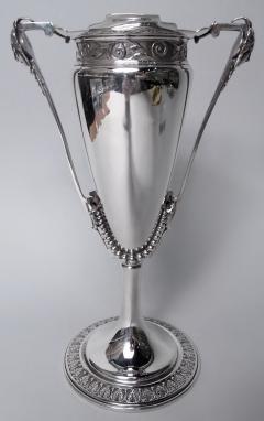  Gorham Manufacturing Co Antique Gorham American Victorian Classical Coin Silver Vase - 4338530