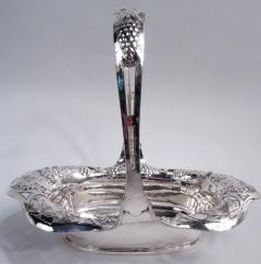  Gorham Manufacturing Co Antique Gorham Edwardian Art Nouveau Sterling Silver Basket - 3773912