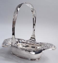  Gorham Manufacturing Co Antique Gorham Edwardian Art Nouveau Sterling Silver Basket - 3773918