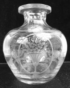  Gorham Manufacturing Co Antique Gorham Edwardian Regency Enamel Crystal Perfume Bottle - 4126060