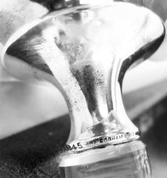  Gorham Manufacturing Co Antique Gorham Edwardian Regency Enamel Crystal Perfume Bottle - 4126062