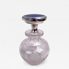  Gorham Manufacturing Co Antique Gorham Edwardian Regency Enamel Crystal Perfume Bottle - 4127733