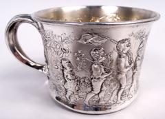  Gorham Manufacturing Co Antique Gorham Edwardian Sterling Silver Boy s Expedition Baby Cup - 4215111