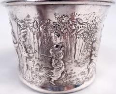  Gorham Manufacturing Co Antique Gorham Edwardian Sterling Silver Boy s Expedition Baby Cup - 4215163