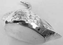  Gorham Manufacturing Co Antique Gorham Edwardian Sterling Silver Swan Bird Bowl - 4020671