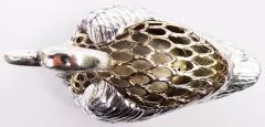  Gorham Manufacturing Co Antique Gorham Edwardian Sterling Silver Swan Bird Bowl - 4020678