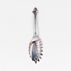  Gorham Manufacturing Co Antique Gorham Ivy Victorian Sterling Silver Macaroni Server - 4546142