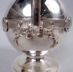  Gorham Manufacturing Co Antique Gorham Medallion Coin Silver 5 Piece Coffee Tea Set - 4337665
