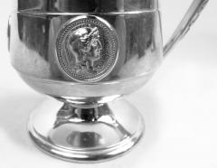  Gorham Manufacturing Co Antique Gorham Medallion Coin Silver Mustard Pot - 3984497