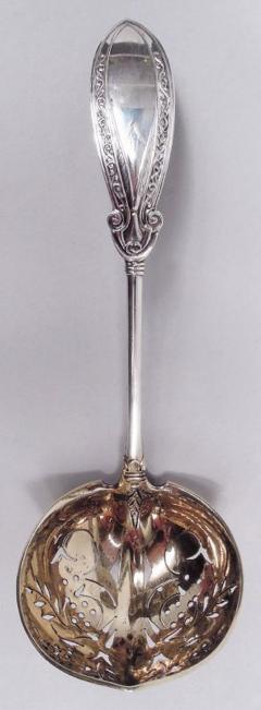  Gorham Manufacturing Co Antique Gorham Persian Aesthetic Sterling Silver Pierced Ladle - 3772088