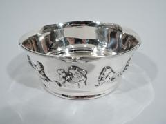  Gorham Manufacturing Co Antique Gorham Sterling Silver Baby Cereal Bowl on Plate 1911 - 3750058