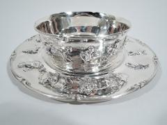  Gorham Manufacturing Co Antique Gorham Sterling Silver Baby Cereal Bowl on Plate 1911 - 3750073