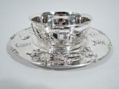  Gorham Manufacturing Co Antique Gorham Sterling Silver Baby Cereal Bowl on Plate 1911 - 3750074