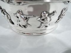  Gorham Manufacturing Co Antique Gorham Sterling Silver Baby Cereal Bowl on Plate 1911 - 3750102