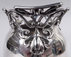  Gorham Manufacturing Co Antique Gorham Sterling Silver Vase in Art Nouveau Athenic Pattern - 4156326