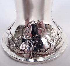  Gorham Manufacturing Co Antique Gorham Sterling Silver Vase in Art Nouveau Athenic Pattern - 4156327
