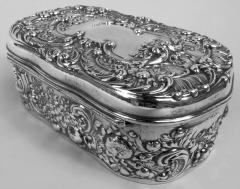  Gorham Manufacturing Co Antique Gorham Victorian Classical Sterling Silver Trinket Box - 4364404