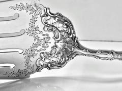  Gorham Manufacturing Co Durgin Gorham Fancy Regent Sterling Silver Asparagus Fork C 1910 - 1295515