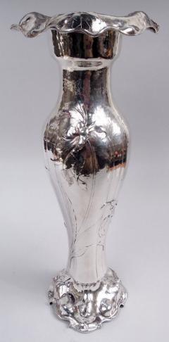  Gorham Manufacturing Co Gorgeous Gorham Martel Silver 22 Inch Centerpiece Vase 1908 - 3983837