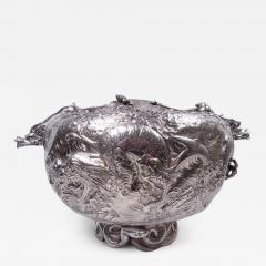  Gorham Manufacturing Co Gorgeous Museum Quality Gorham Japonesque Yacht Trophy Bowl 1884 - 3817713