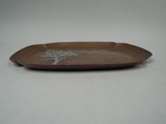  Gorham Manufacturing Co Gorham Japonesque Mixed Metal Bird Butterfly Copper Tray 1882 - 3760187