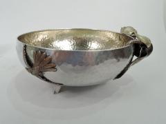  Gorham Manufacturing Co Gorham Japonesque Mixed Metal Bowl with Fruiting Apple Branch 1883 - 3750694