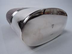  Gorham Manufacturing Co Gorham Jumbo Sterling Silver Leather Safari Flask 1896 - 3765094