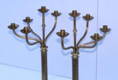  Gorham Manufacturing Co Gorham Solid Brass Antique Candlesticks - 1791872
